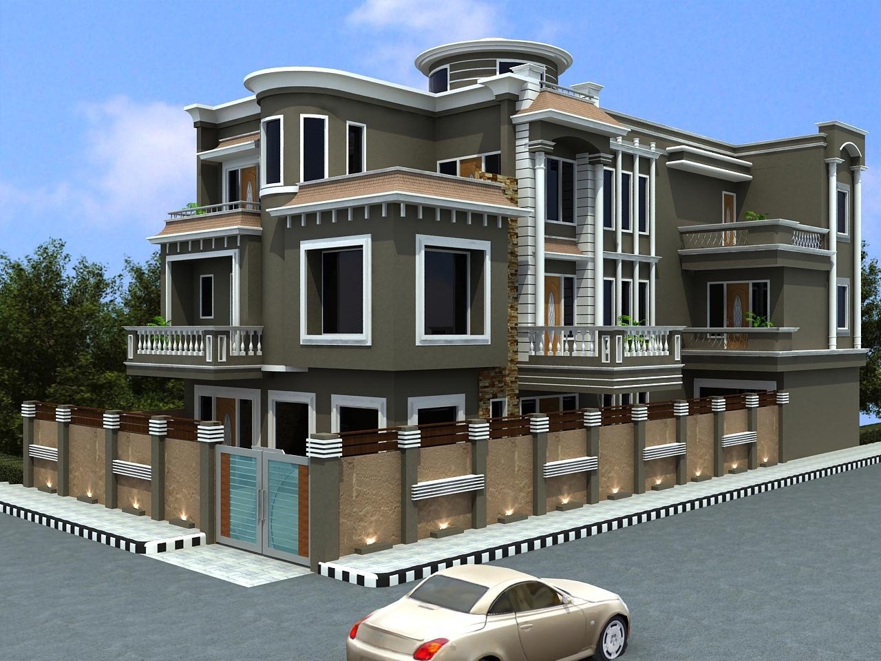 Residential villa with pool